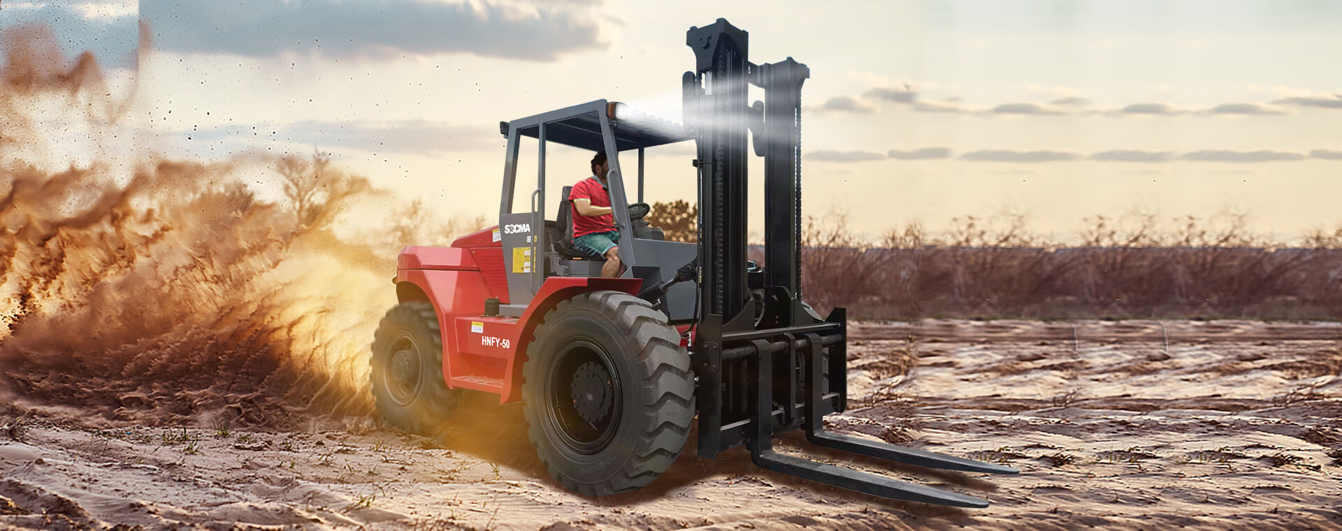 Discover SOCMA Rough Terrain Forklifts